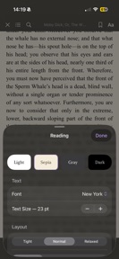 Sutra — eBook Reader screenshot