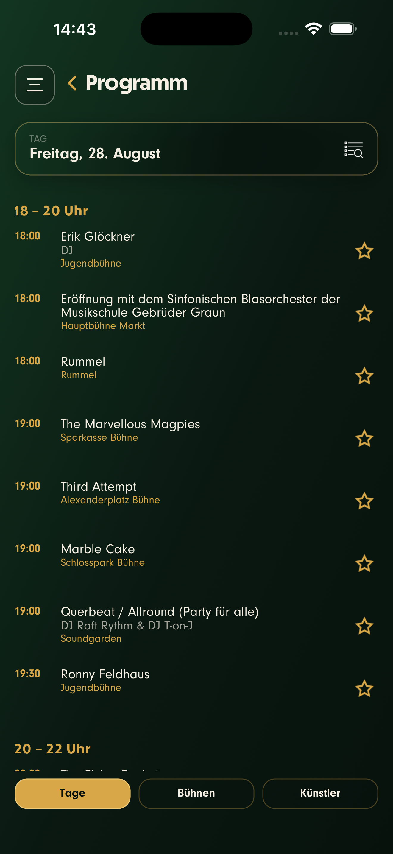 Sängerfest Finsterwalde screenshot 2