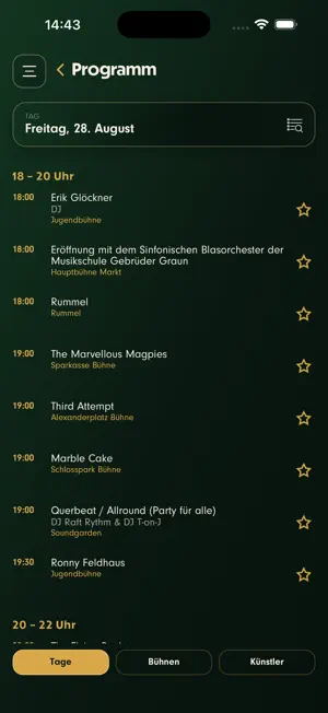 Sängerfest Finsterwalde screenshot 2