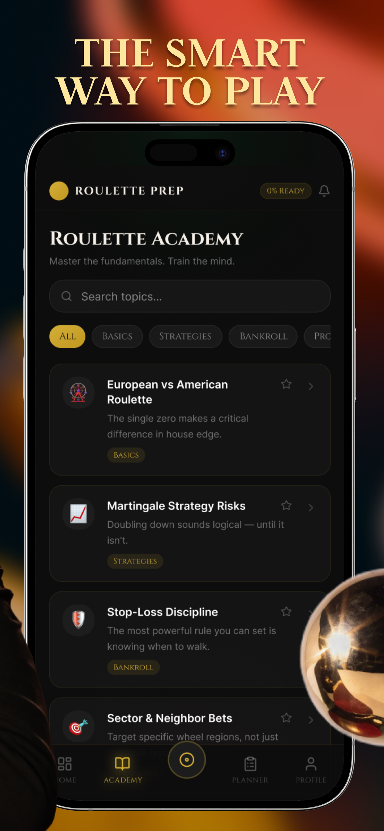 Roulette Prep Spin