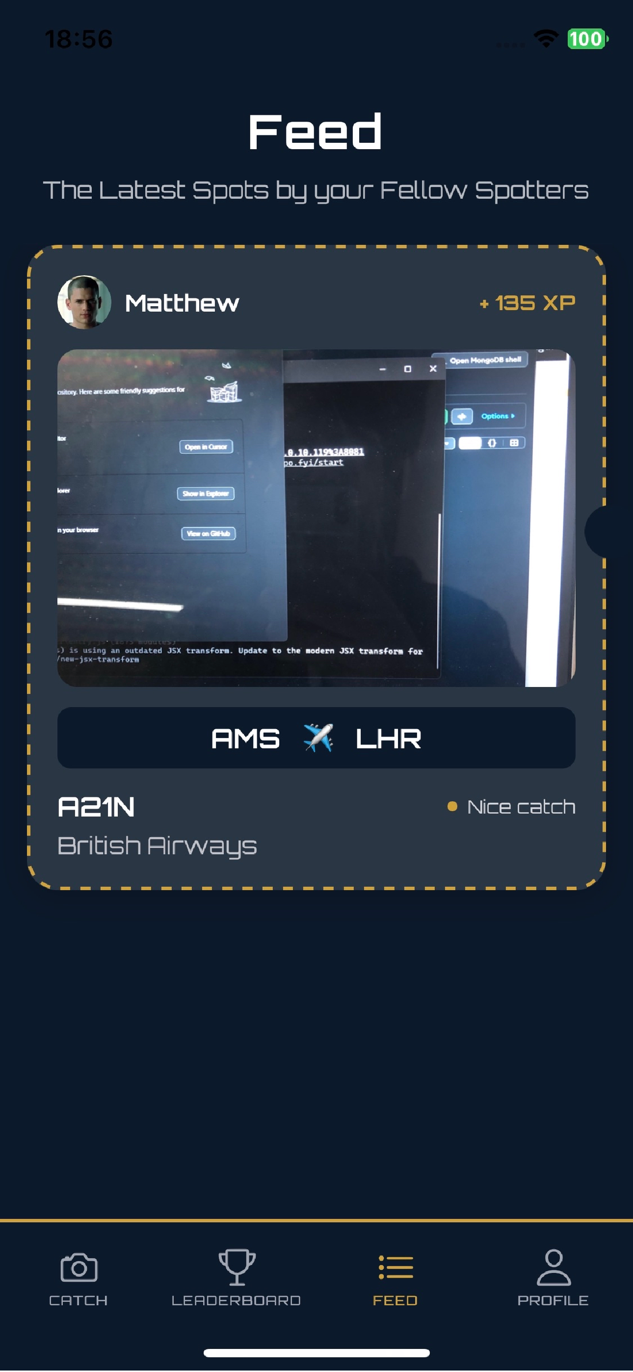 Spotifly: Plane Spotting Game