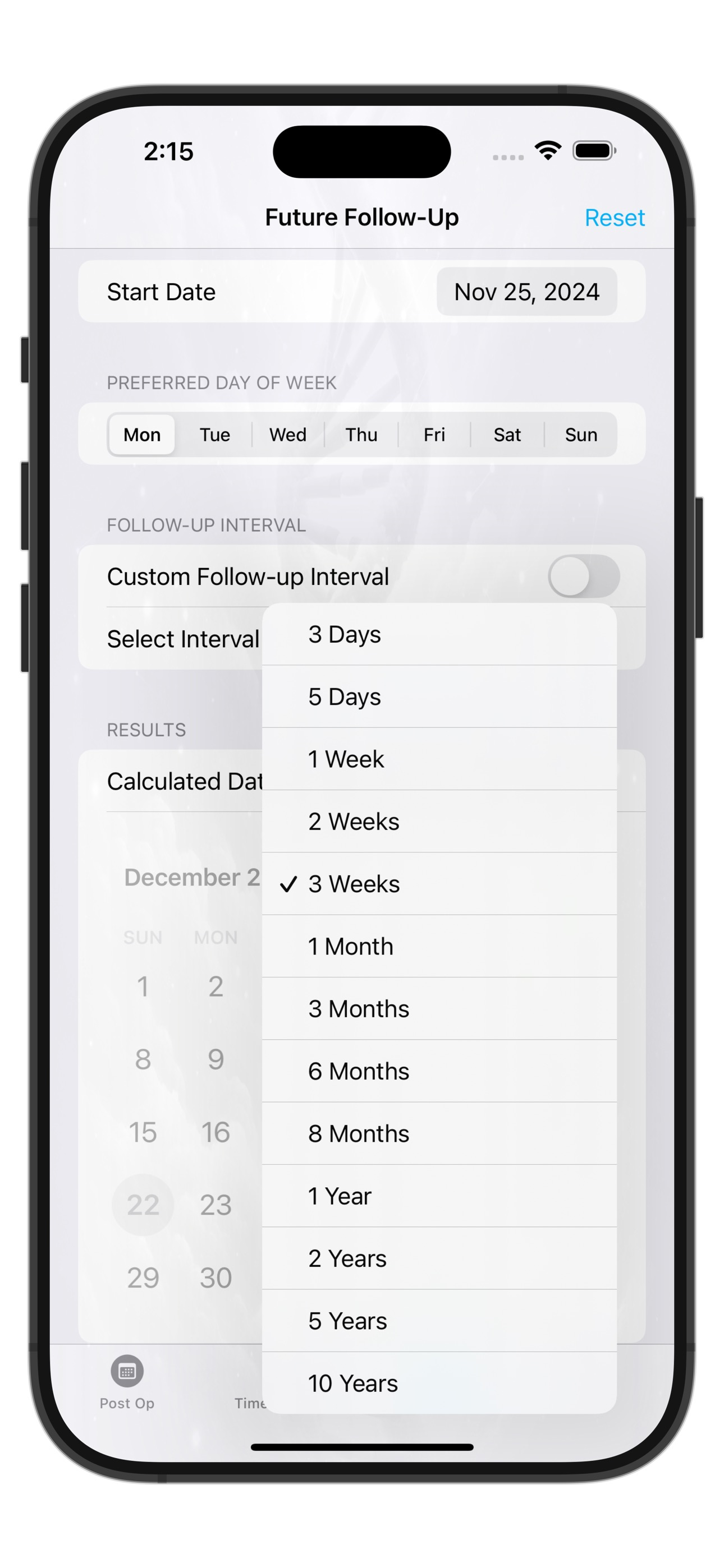 Post Op Calculator screenshot 6