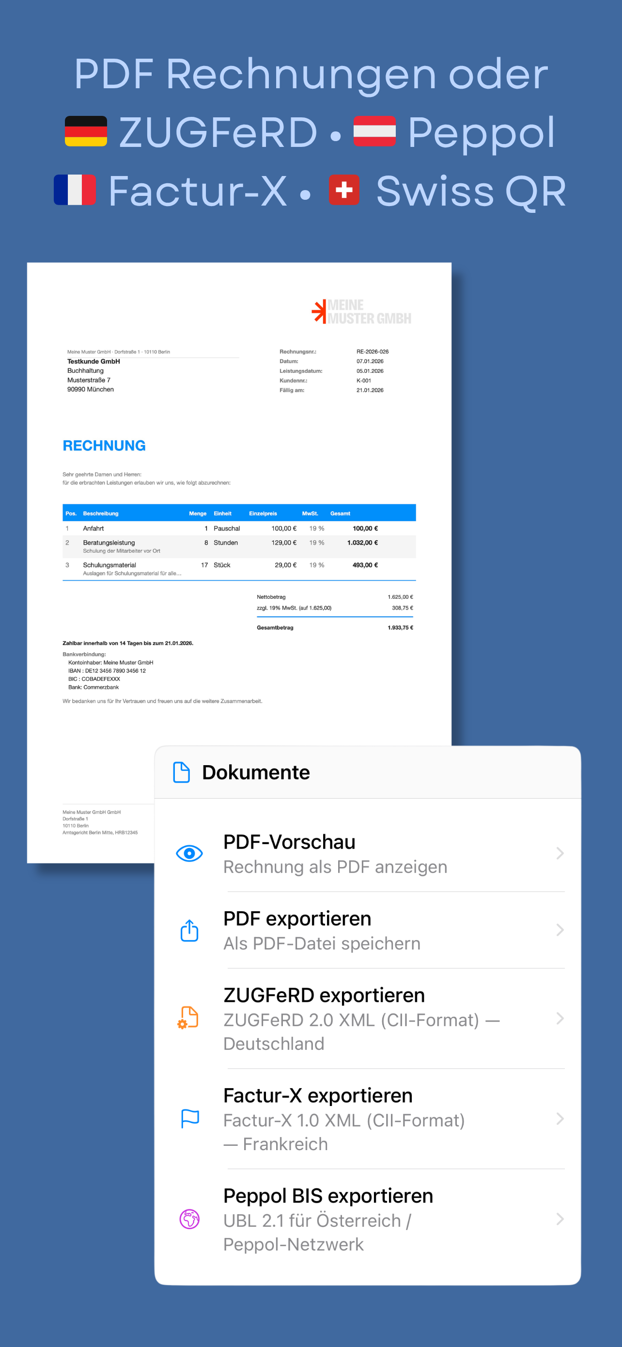 Rechnung Direkt: Invoice Maker screenshot 7