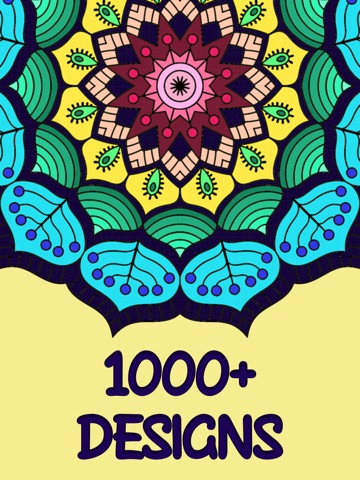 Mandala Coloring Pages Games iPad screenshot