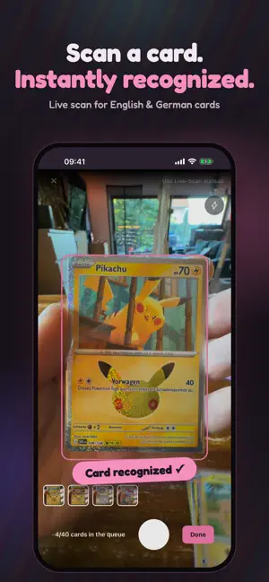 Holofolio: Card Scanner screenshot 1