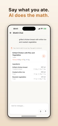 AI Calories Tracker - BiteKit Screenshot 2 of 10