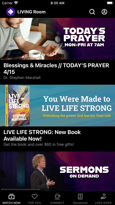 LIVING Room Church Screenshot