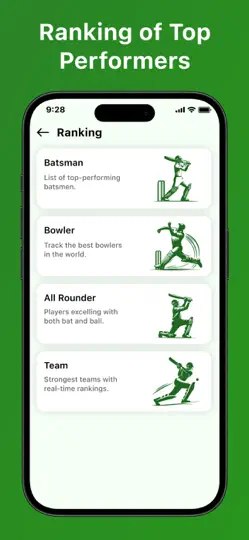 Captura de pantalla de ProCricket: Live Scores, Stats en iPhone 5