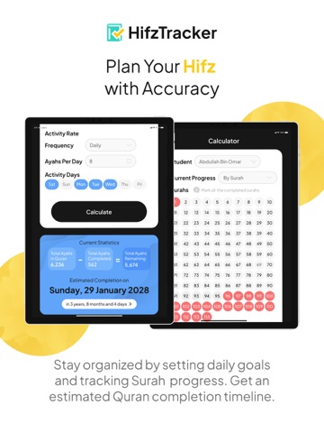Hifz Tracker iPad screenshot