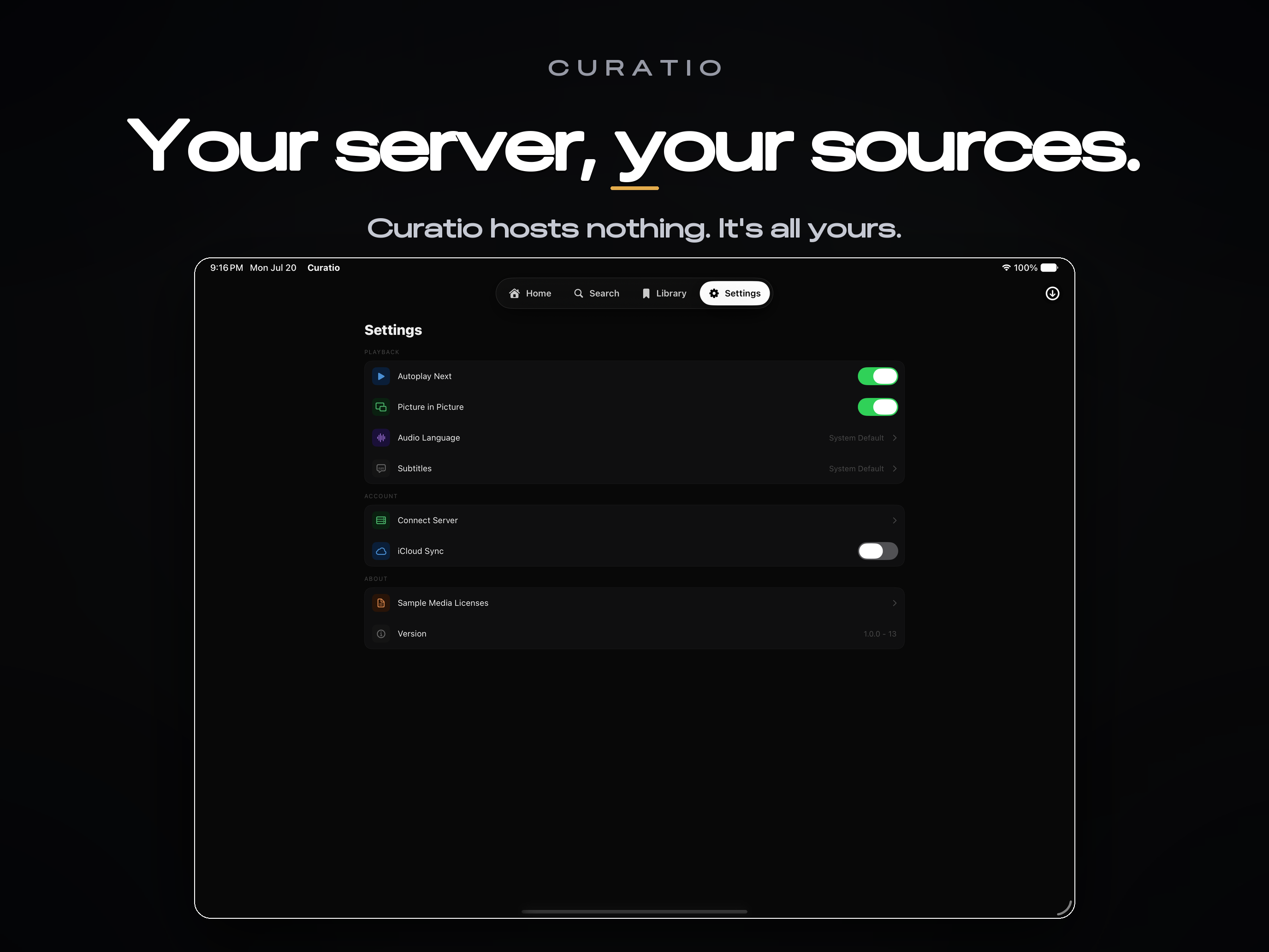 Curatio Media Player screenshot 8