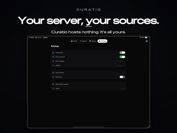 Curatio Media Player iPad screenshot