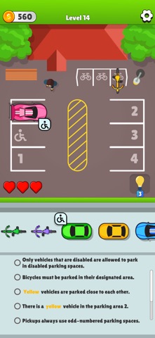 Parking Lot - Logic Puzzle screenshot