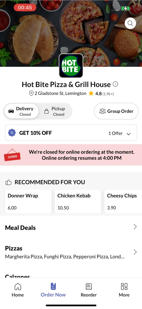 Screenshot #2 pour Hot Bite Pizza & Grill House