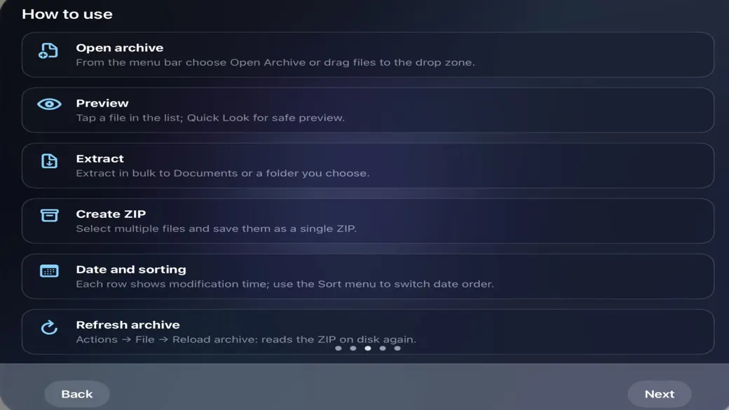 Screenshot #1 pour CodaxZip