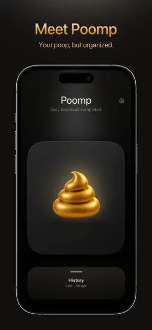 Poomp: Poop Tracker screenshot 1