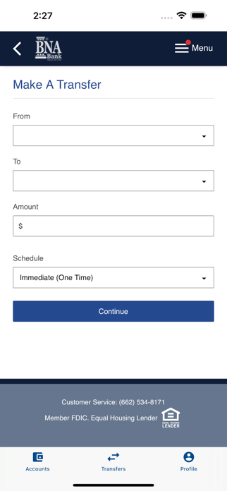 BNA Bank Screenshot 5 of 6