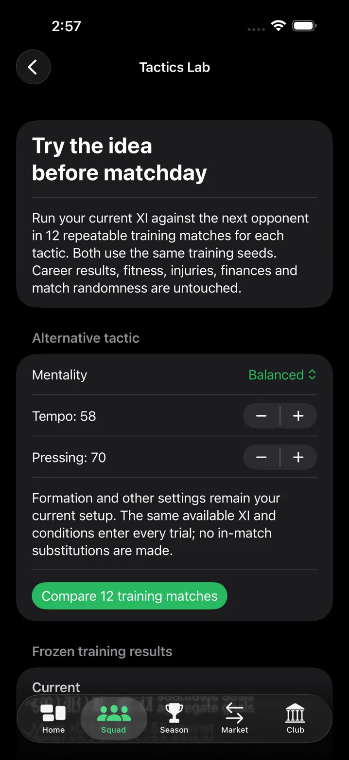 Bootroom: Soccer Club Manager iPhone 6.7" screenshot 2: Own the whole football world