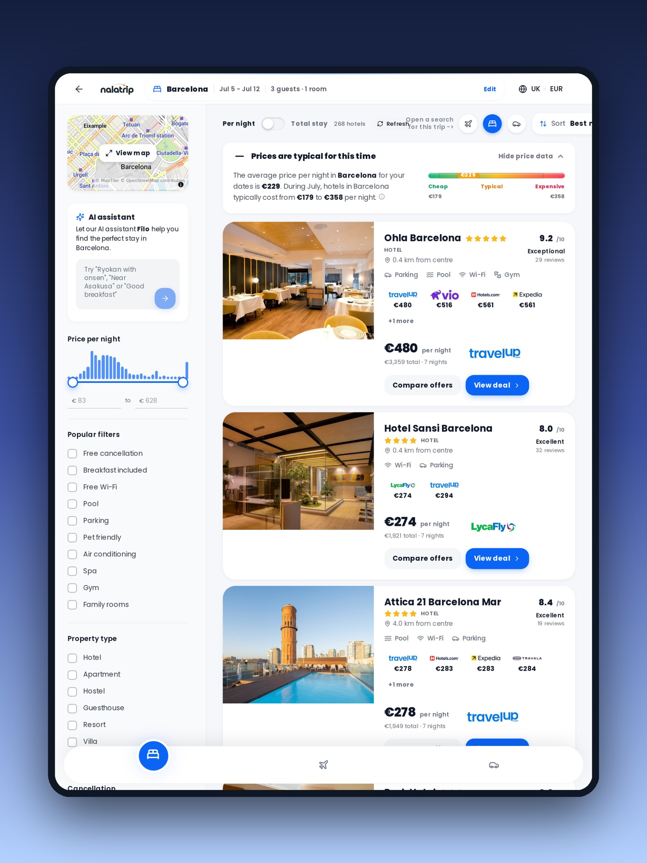 Nalatrip - Cheap flights