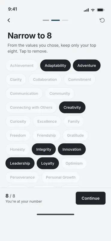 Core Values: Find Yours screenshot 4 of 7