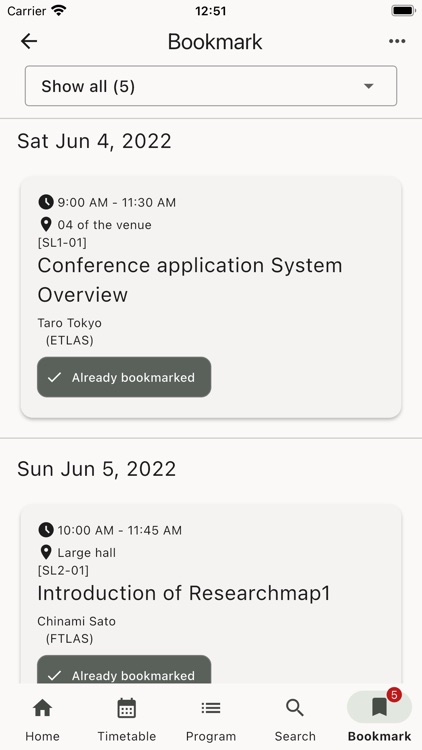Confit - Conference App