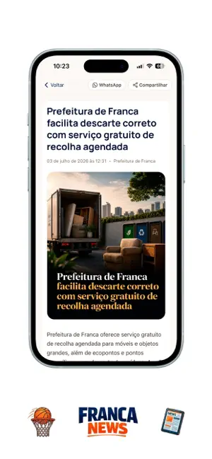 Franca News iPhone screenshot 6