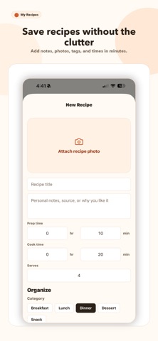 My Recipes : Personal Notes screenshot