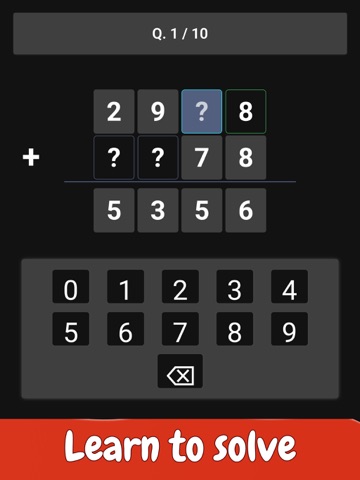 Math Games for Kids: + - x ÷ iPad screenshot