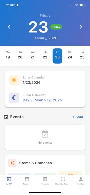 MyLunar - Calendar & Events screenshot 2