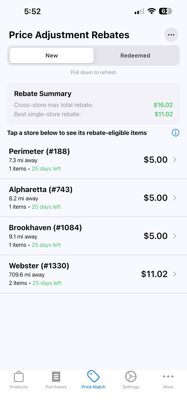 iPhone screenshot