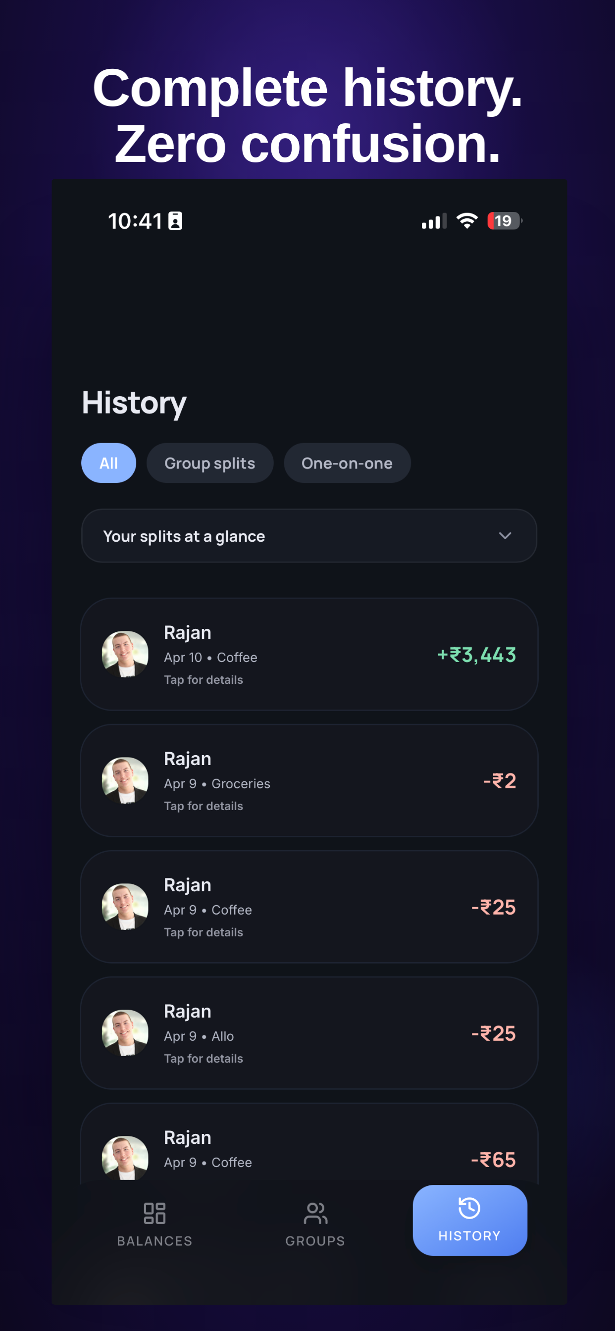 Hisab -Split Bills & Settle Up screenshot 5