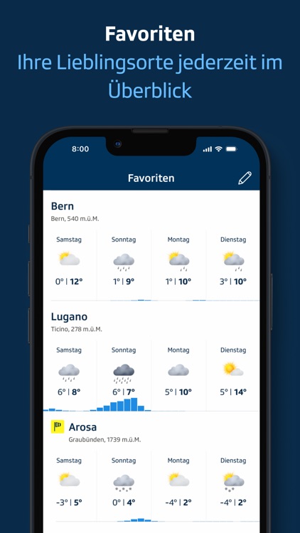 SRF Meteo - Wetter Schweiz screenshot-3