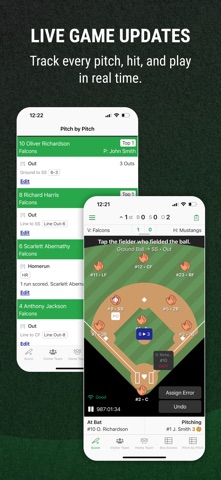 DiamondKast Scoring App Screenshot 3 of 4