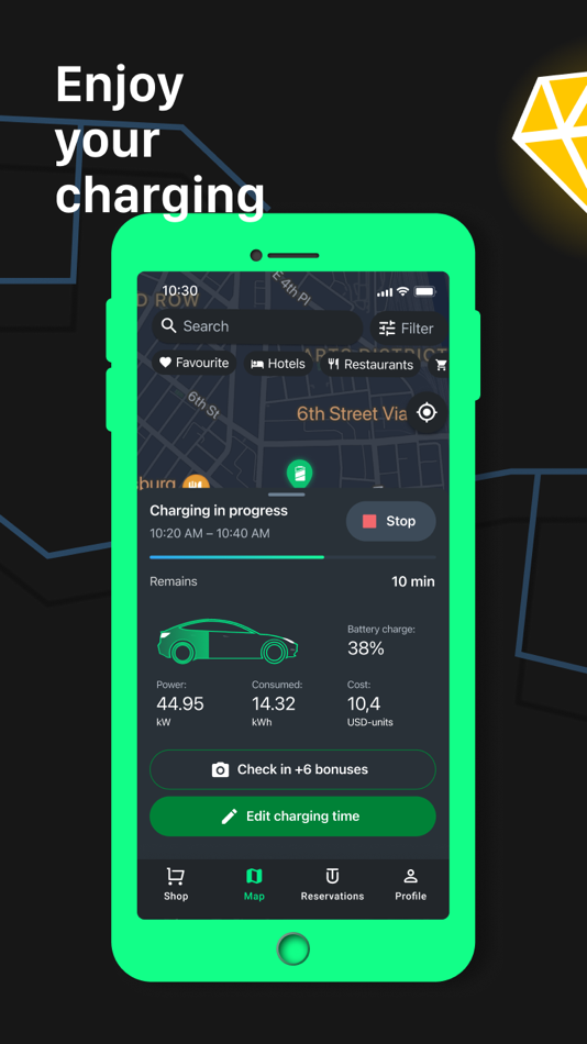 #8. GO TO-U: EV Charging App (iOS) Podle: Go To-U Inc