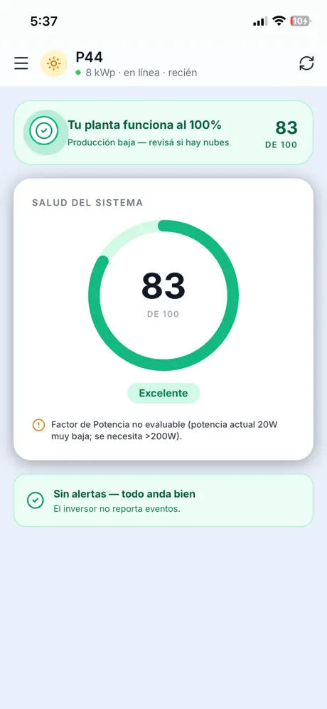 SER Solar — Monitoreo screenshot 3