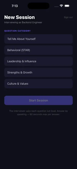 PrepRally: Interview Practice screenshot 2