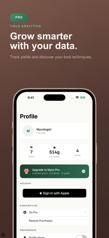 Mushroom Grow Log - Myco iPhone screenshot
