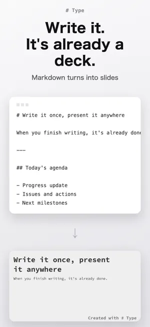 # Type - Markdown Editor screenshot 1
