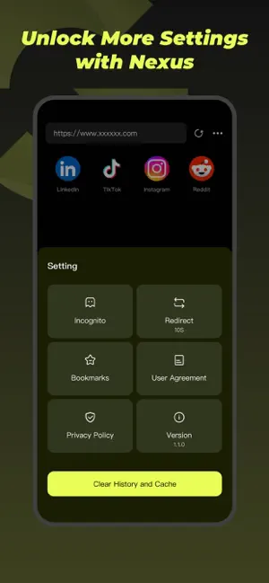Nexus-Privacy First iPhone screenshot 3