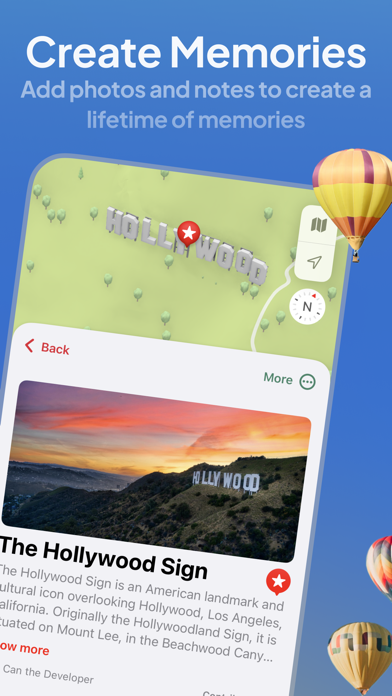 Avare, Travel Diary Map Screenshot