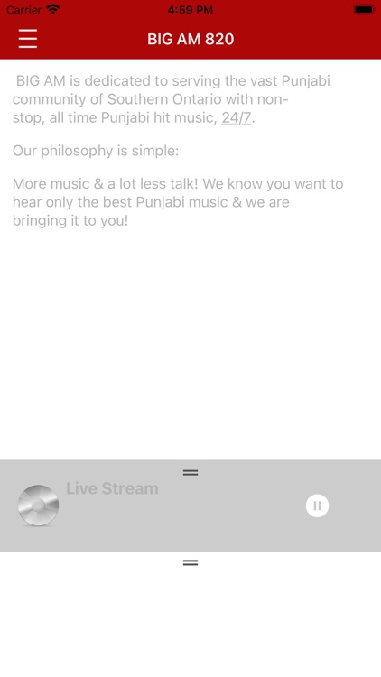 BIG AM 820 LISTEN NOW!