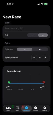 XC & Track Team Timer Screenshot 4 of 9