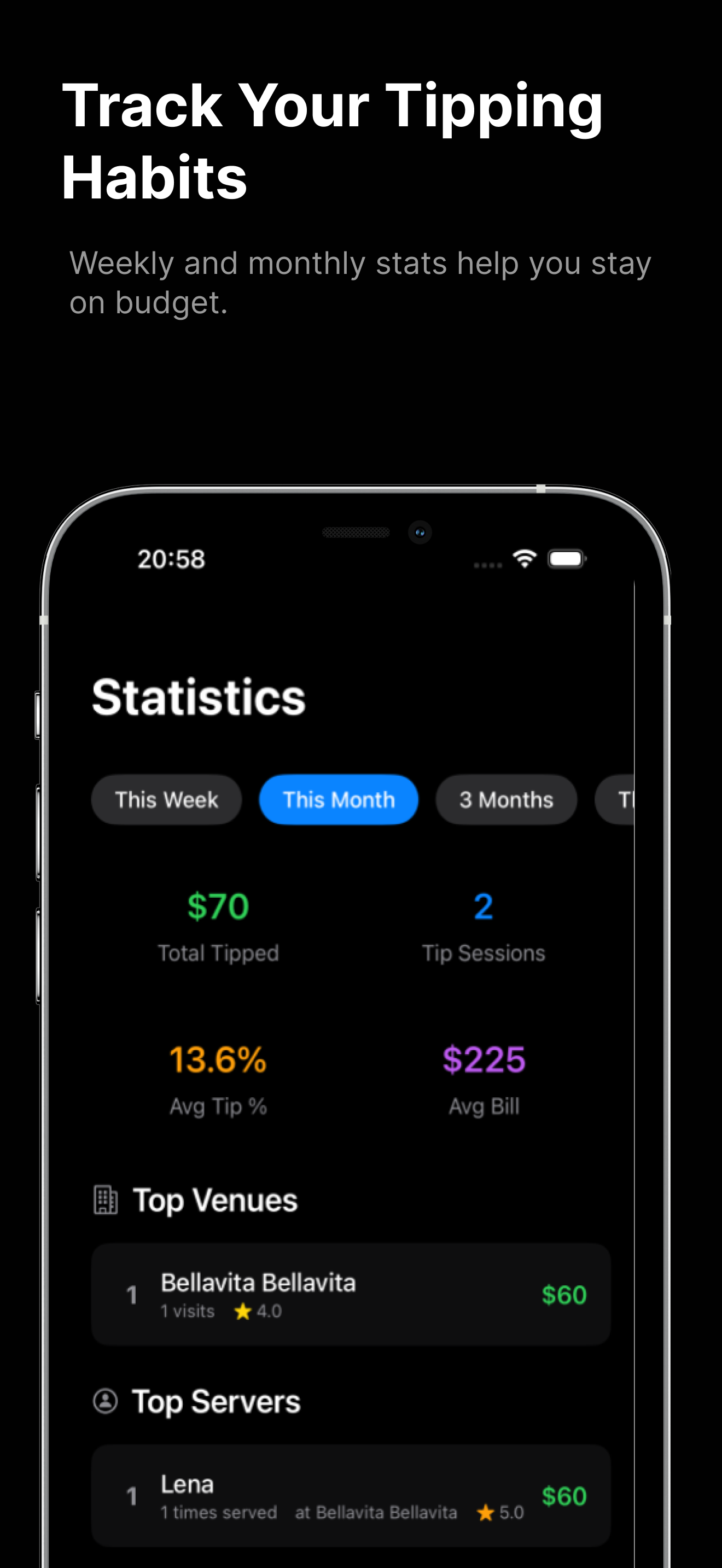 Tip Tracker — ITipped screenshot 5