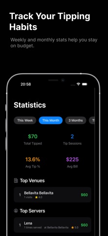 Tip Tracker — ITipped iPhone screenshot