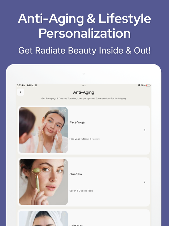 ForeverBeauty Skincare Makeup iPad screenshot 9 - Health & Fitness app