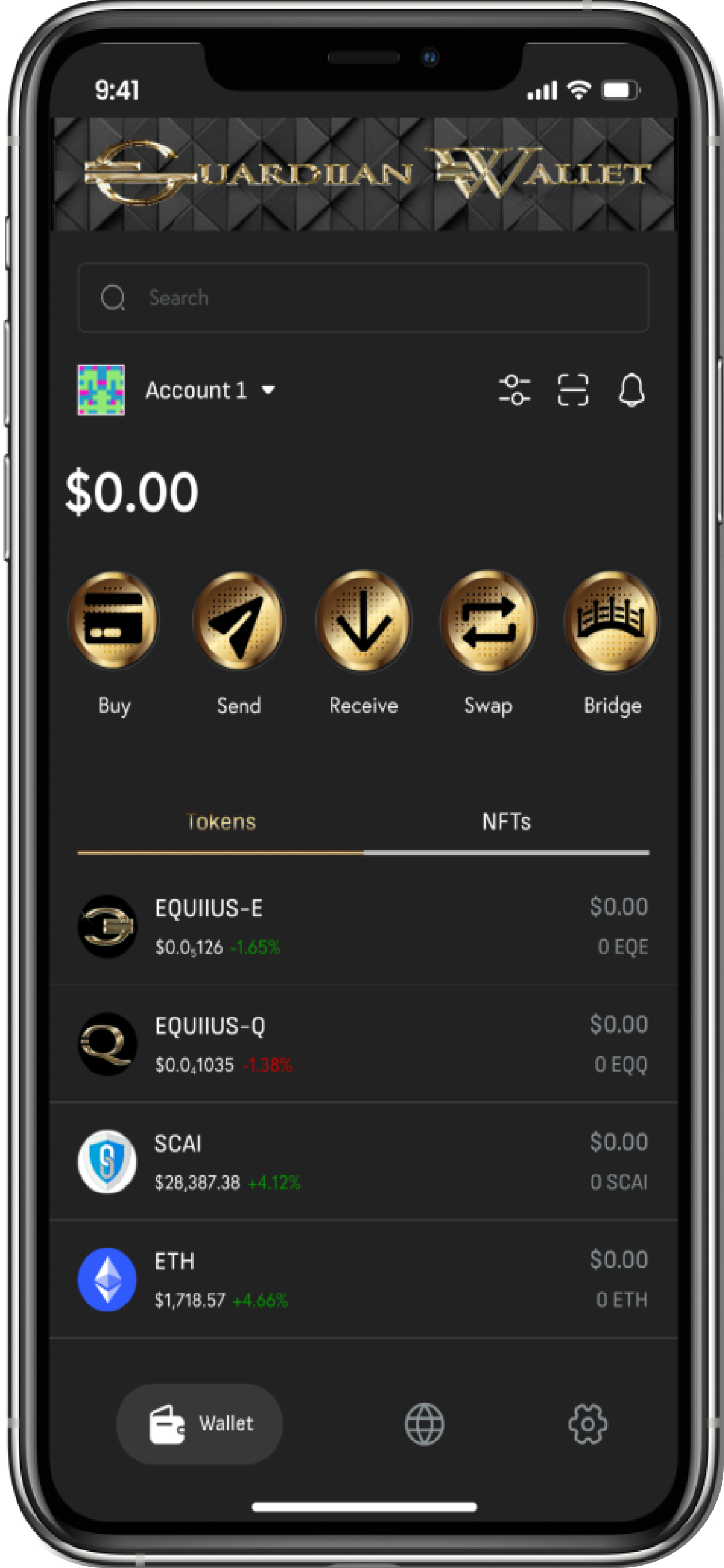 Guardiian Wallet