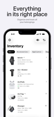 Things: Personal Inventory Screenshot 1 of 5