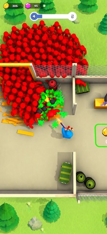 Hero Defense: Zombie War iPhone screenshot