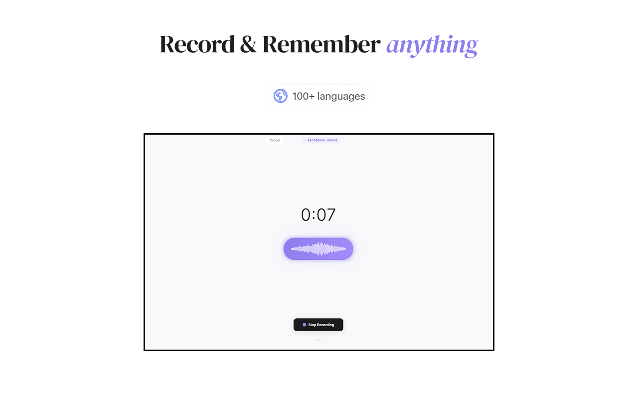 AI Note Taker - Notu.ai screenshot 8