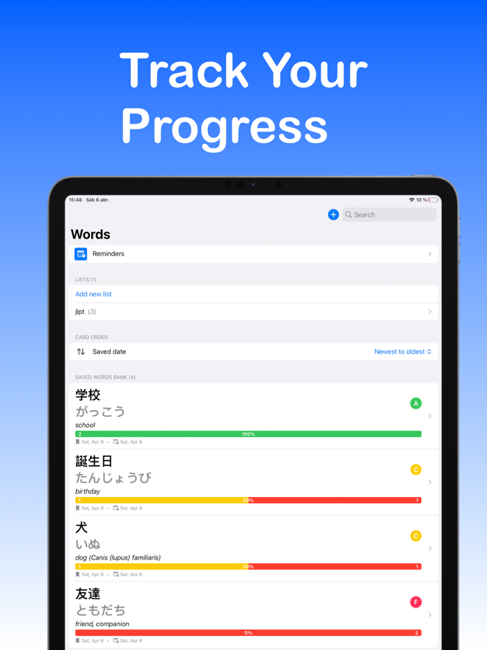 Kanji Study JLPT - Tensai
