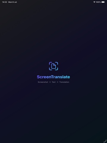 Screen & Camera Translate iPad screenshot